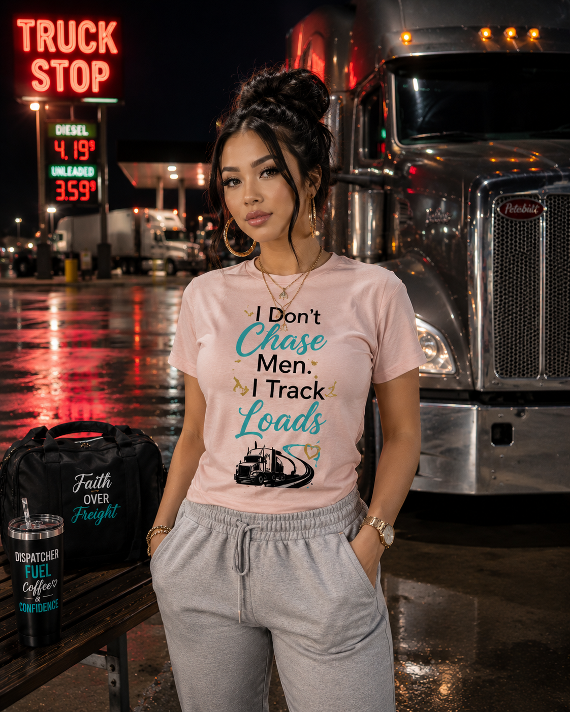I Dont't Chase Men I Track Loads