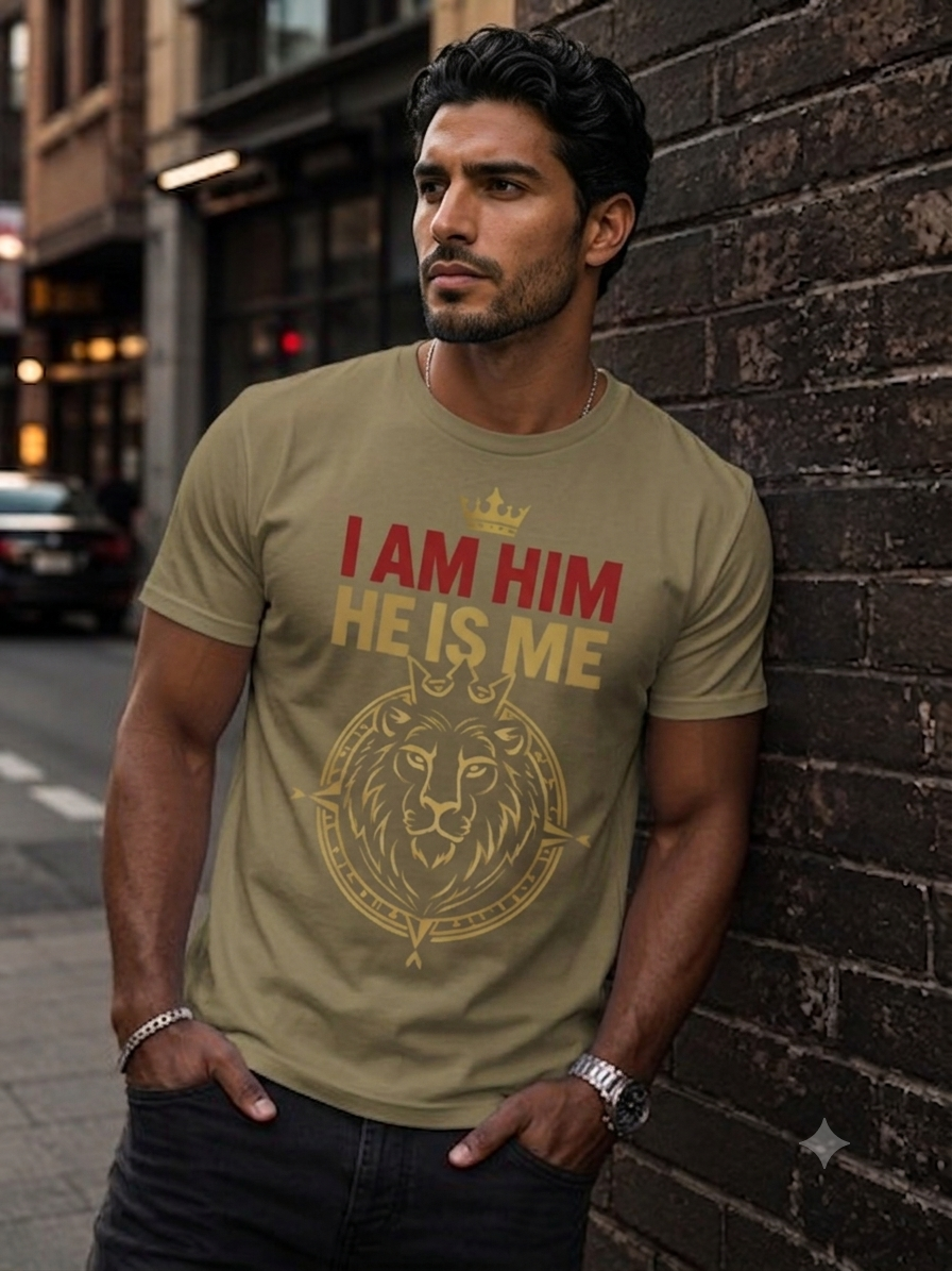 I Am Him He Is Me Chrisitan Streetwear T-Shirt