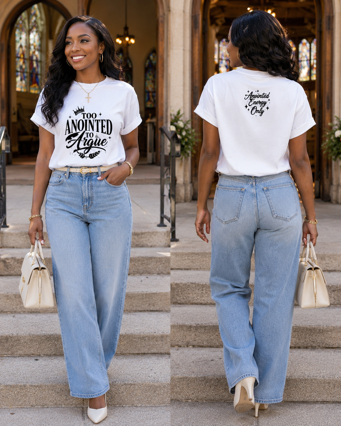 Too Anointed To Argue- Faith Graphic Tee