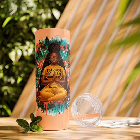Skinny Tumbler with Straw, 20oz