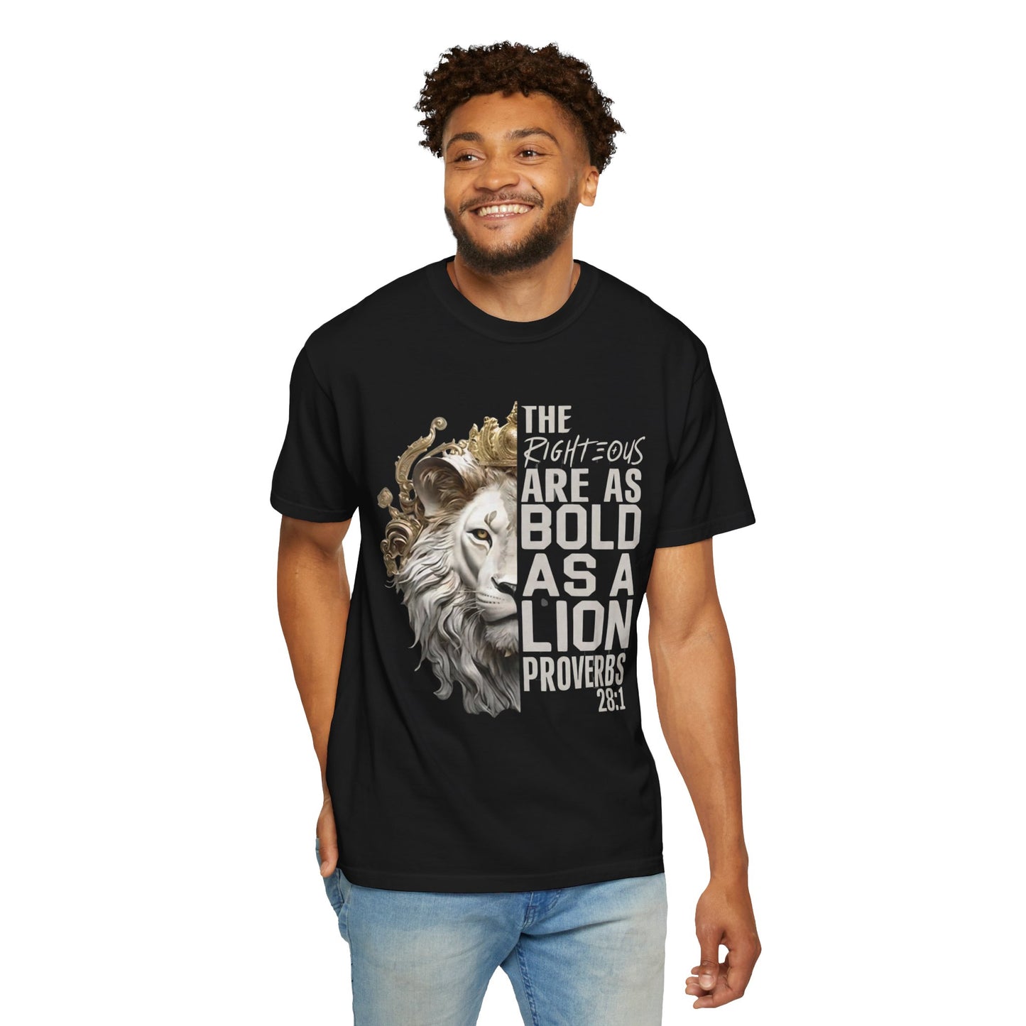 Bold As A Lion Christian Men's T-shirt