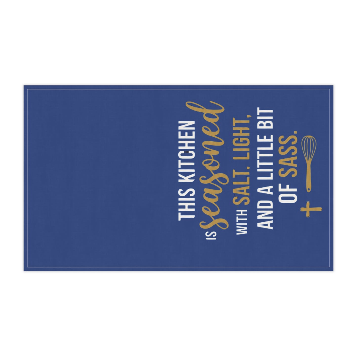 Seasoned With Salt, Light & Sass- Christan Kitchen Towels (cotton,)