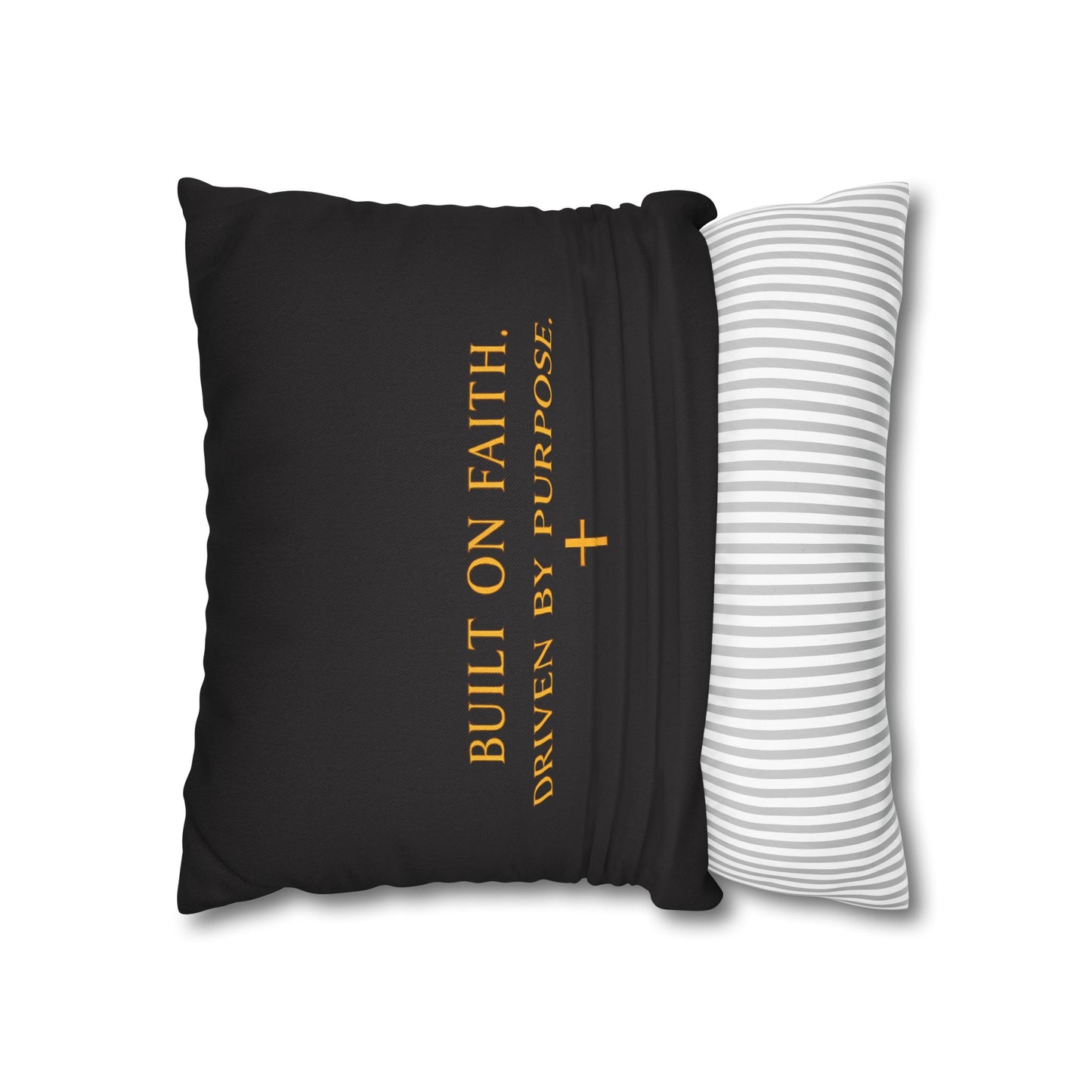He Hauls Freight I Carry Faith Pillow Cover