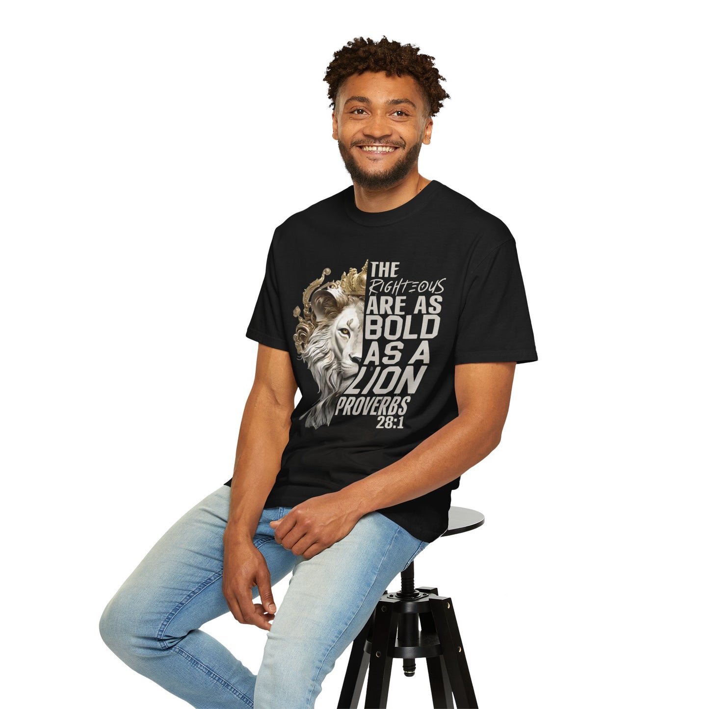 Bold As A Lion Christian Men's T-shirt
