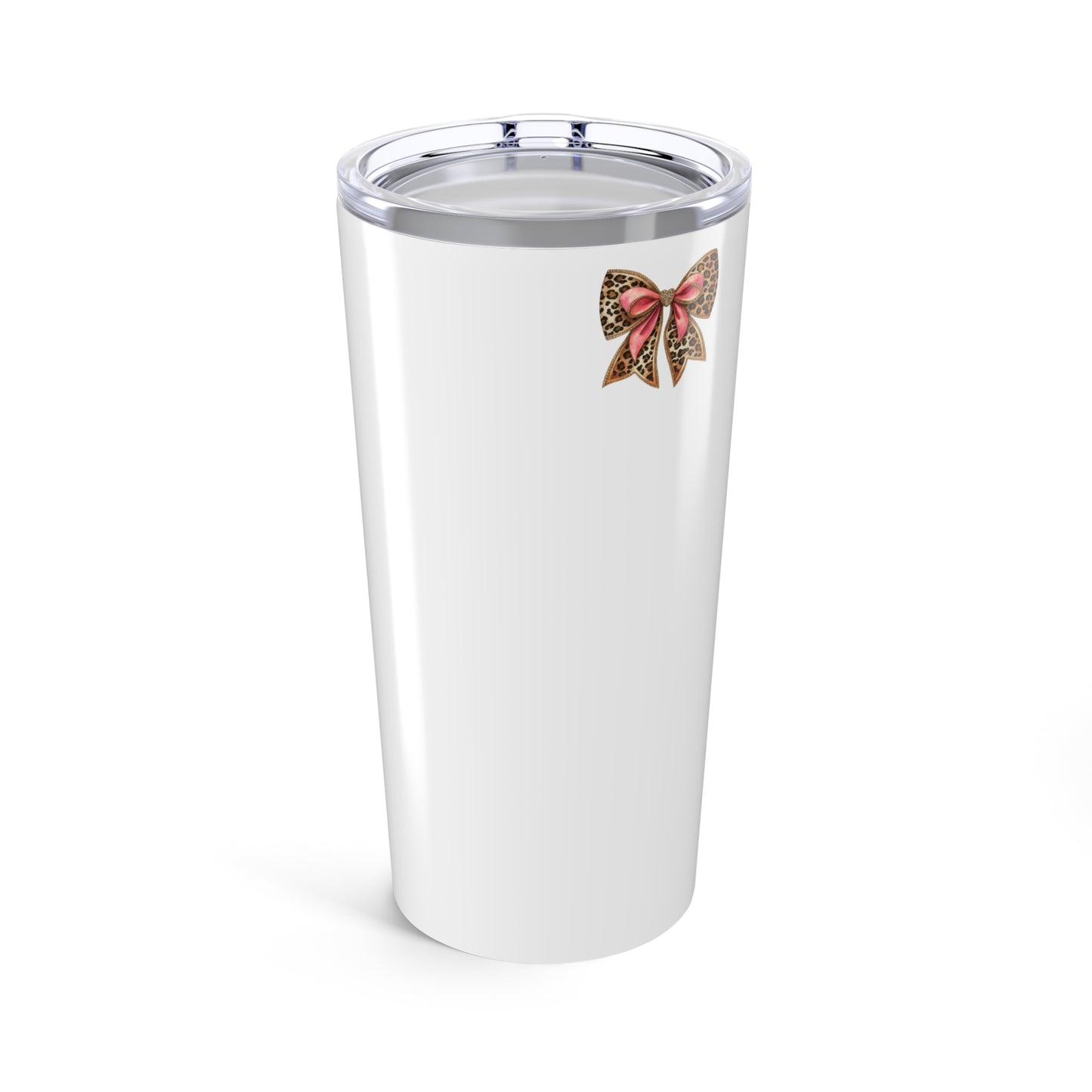 God Is Good All The Time Leopard Bow- 20oz Tumbler