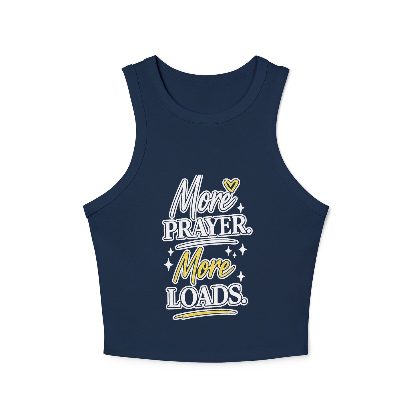More Prayer More Loads Women’s Muscle Tank – Faith Over Freight Shirt