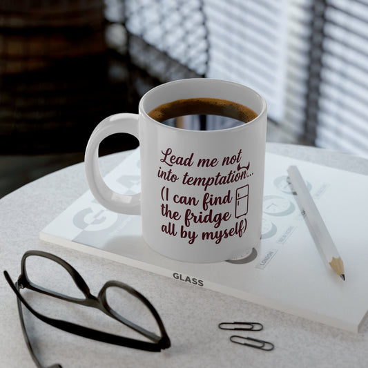 Lead Me Not into Temptation-Funny Christian 20oz/Faith & Humor Drinkware