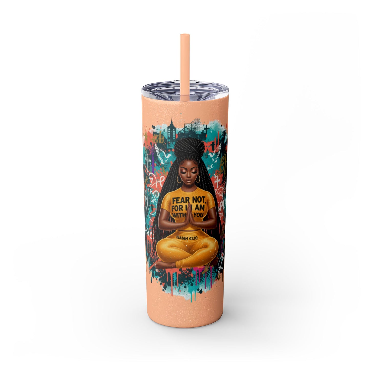 Skinny Tumbler with Straw, 20oz