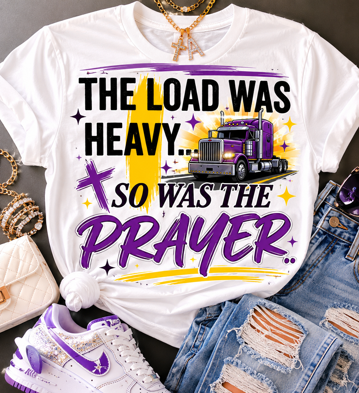 The Load Was Heavy… So Was The Prayer Graphic Tee