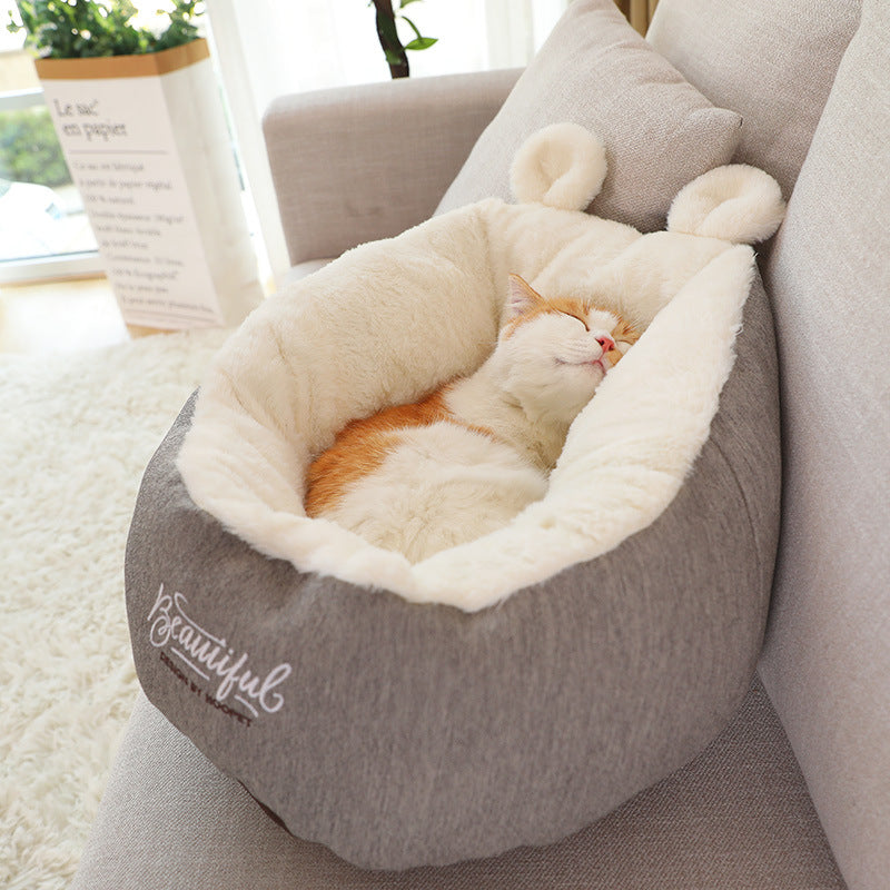 Cozy Warming Pet Bed-Soft Sleeping Bag for Dogs & Cats