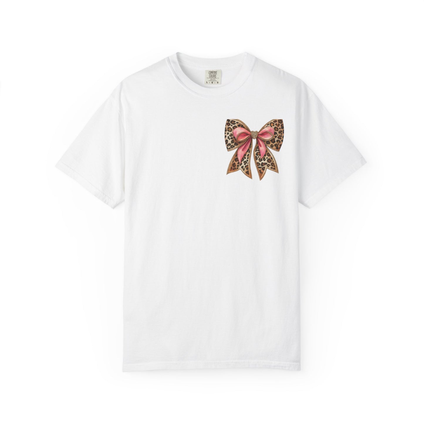 God Is Good All The Time Leopard Bow-Cross T-Shirt