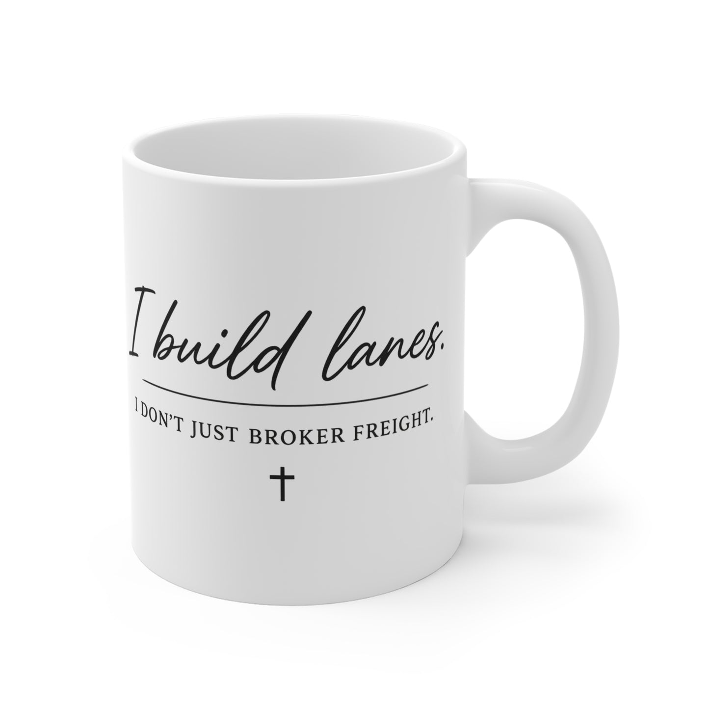 I Build Lanes Coffee Mug- Broker Vibes