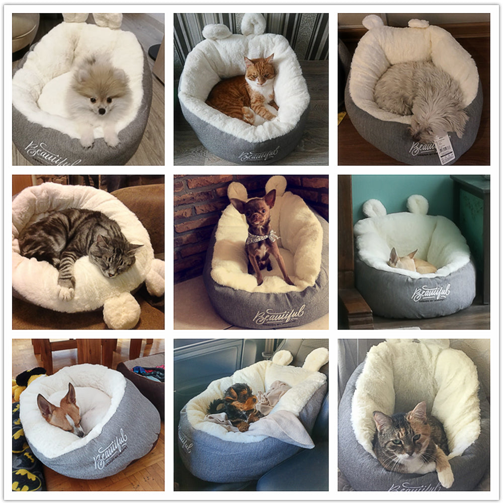 Cozy Warming Pet Bed-Soft Sleeping Bag for Dogs & Cats