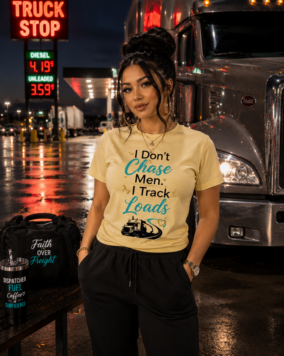 I Dont't Chase Men I Track Loads