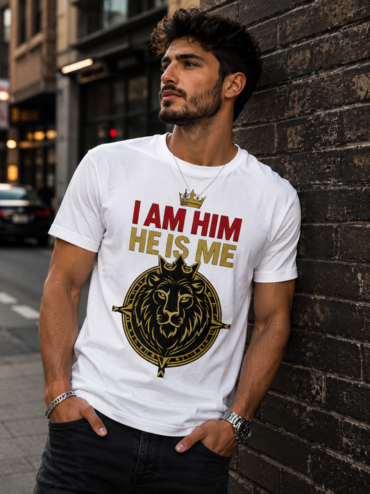 I Am Him He Is Me Chrisitan Streetwear T-Shirt