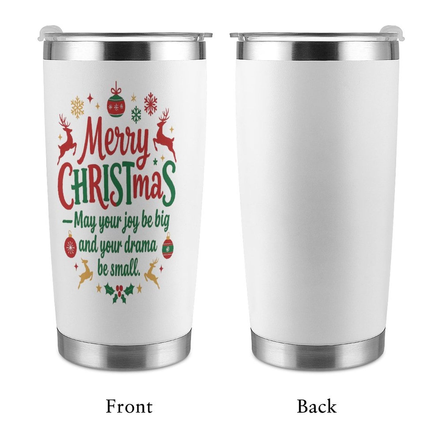 Merry Christmas Christan Faith - Tumbler 20oz