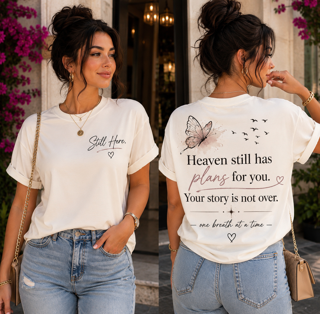 Still Here – Inspirational Mental Health Awareness Tee