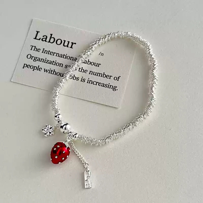 Blessings Ladybug Charm Bracelet