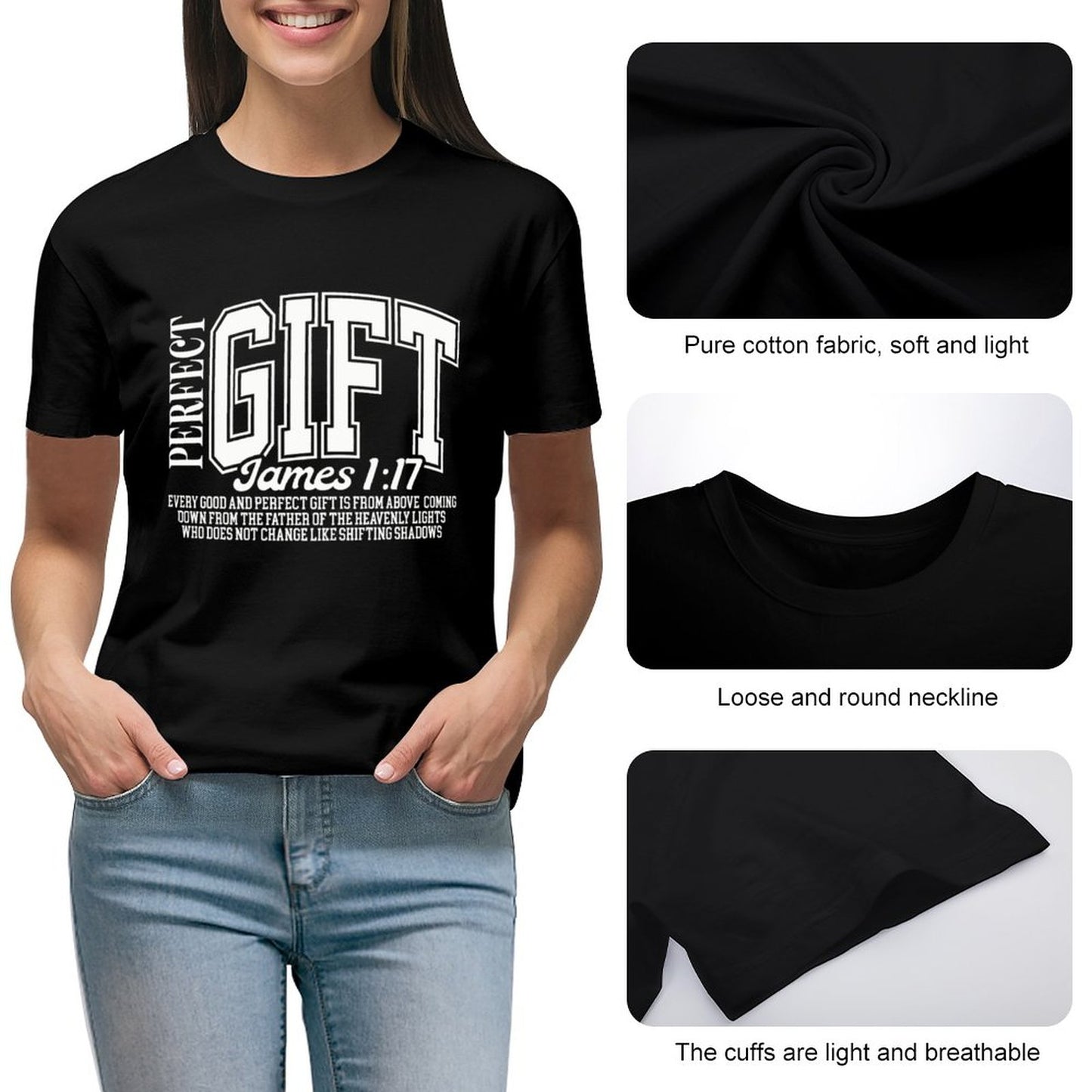 Perfect Gift James 1:17 T-Shirt.