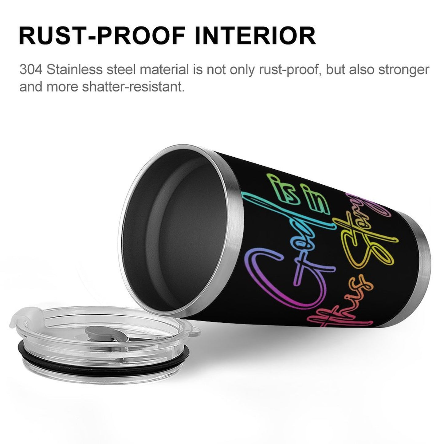 God Wrote This Story-Chrisitan Tumbler 20oz Black