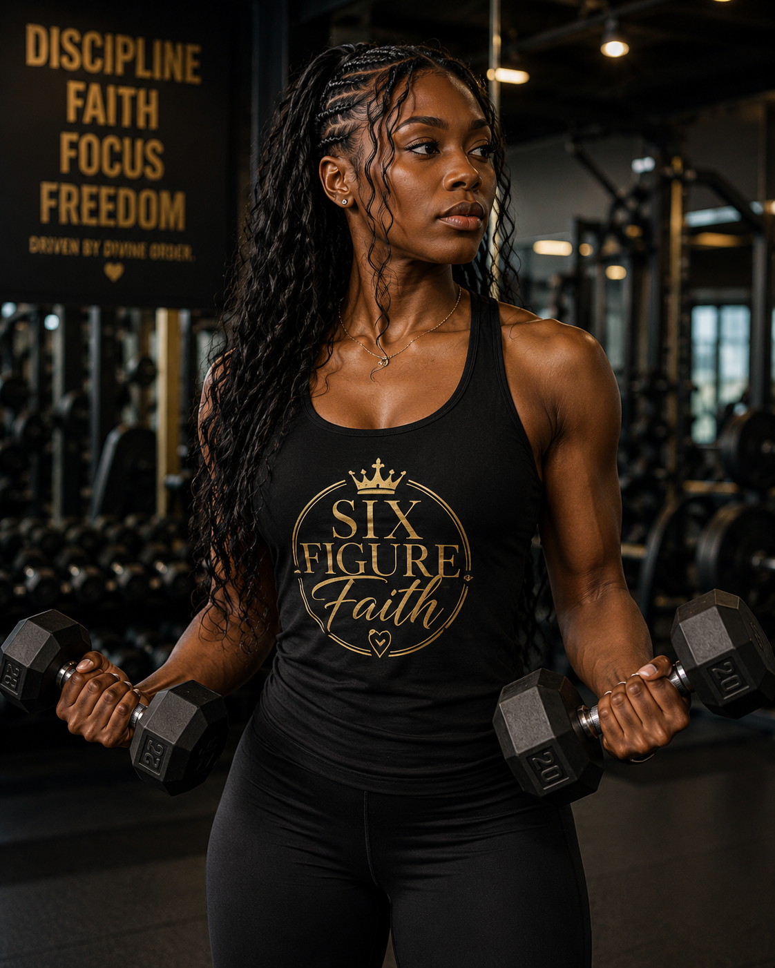 Six Figure Faith Active Tank