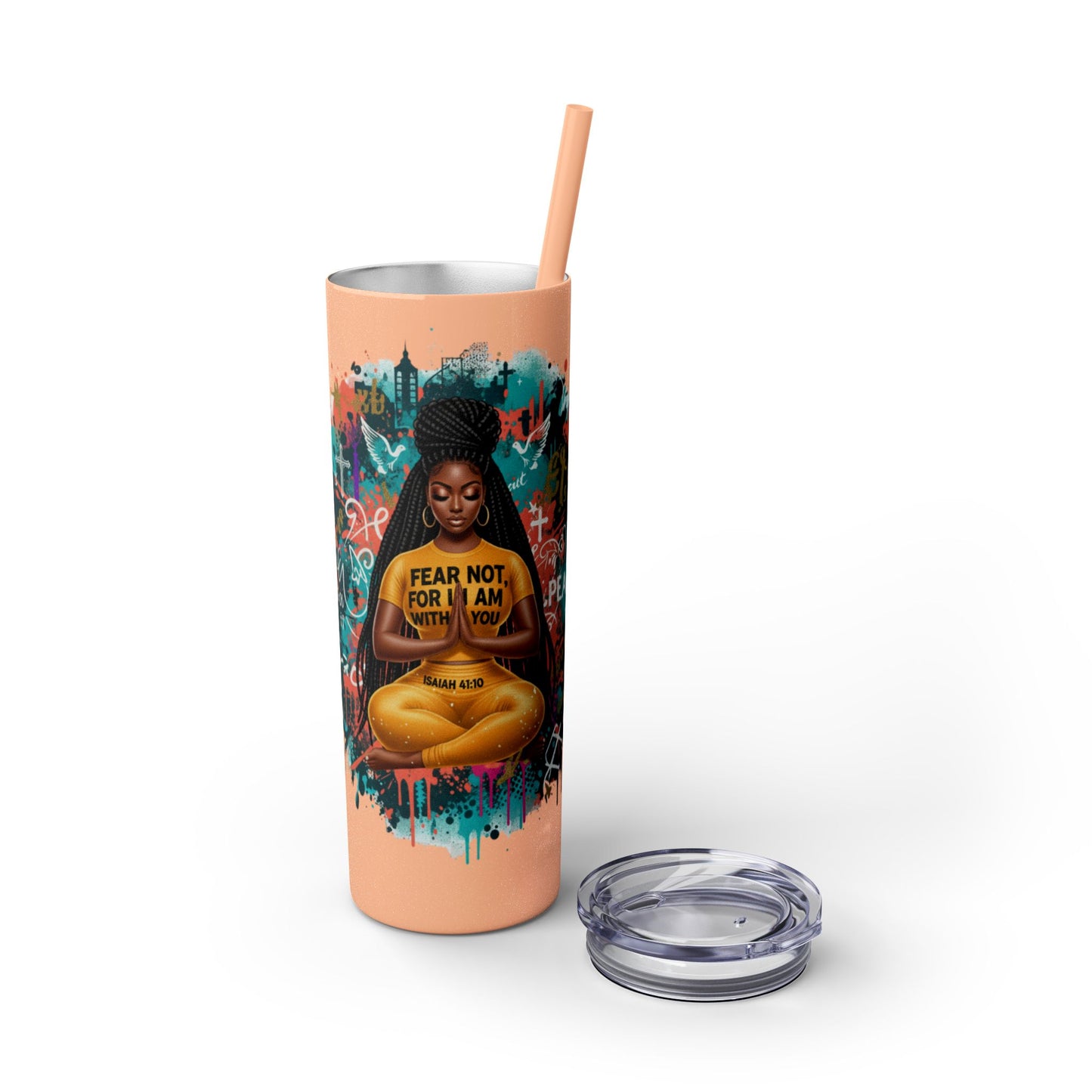 Skinny Tumbler with Straw, 20oz