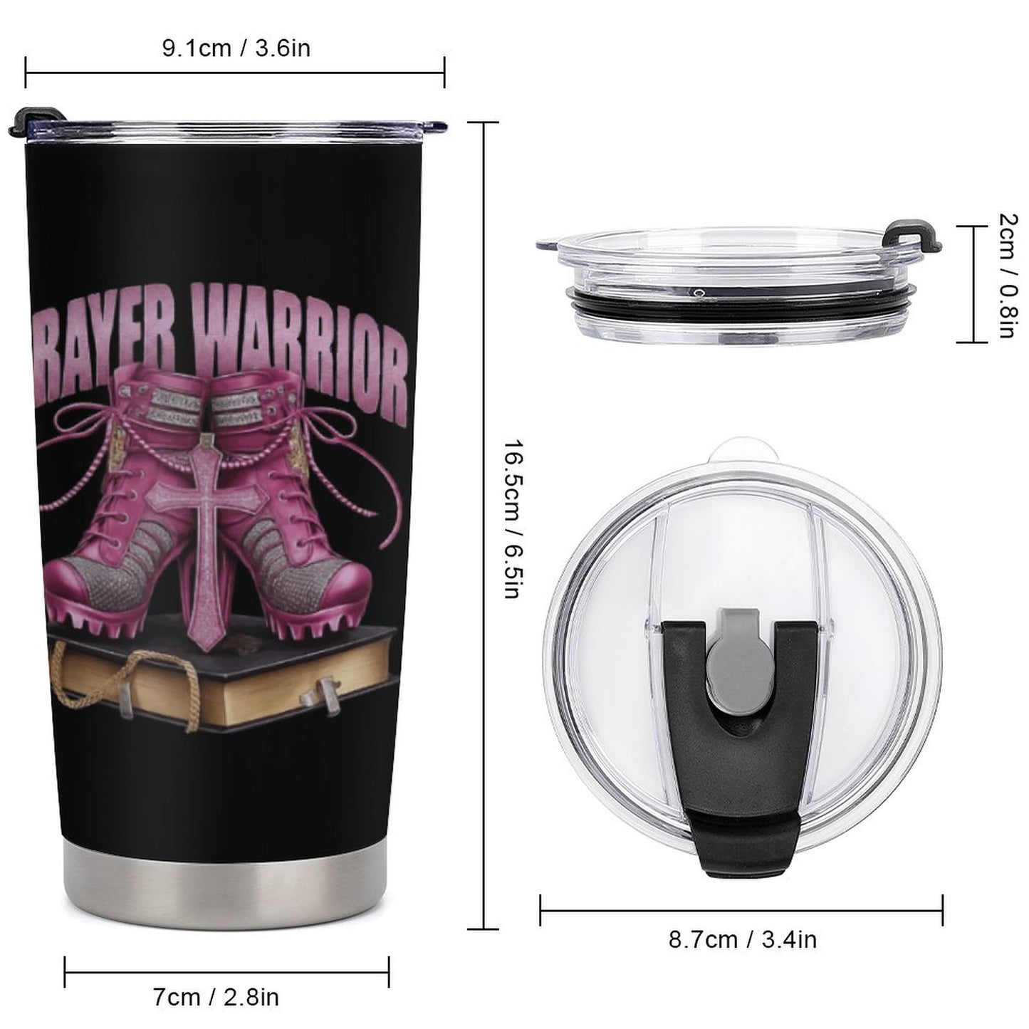 Prayer Warrior - 20oz Tumbler
