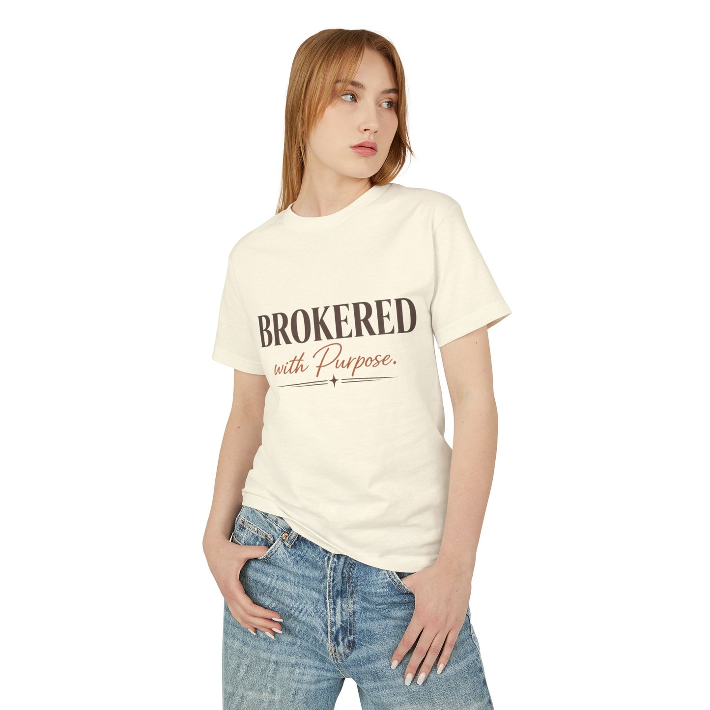 Brokered With Purpose™ Faith Over Freight Boutique Tee