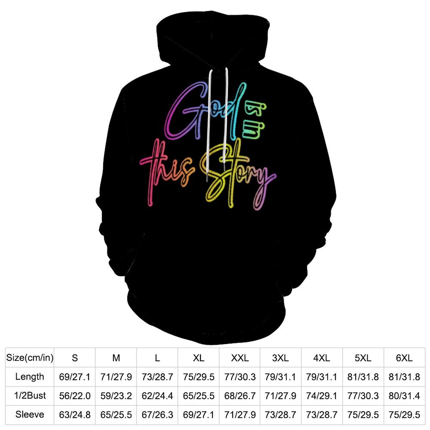 God Wrote This Story Hoodie- Healing Era Collection/Christian Faith Apparel.
