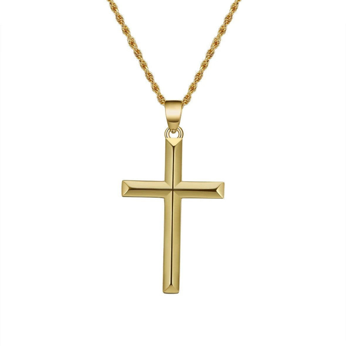 925 Sterling Silver Crystal Pendant Necklace- Elegant Minimalist Women's Jewelry