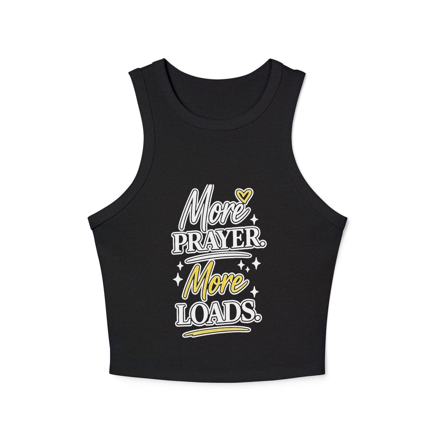 More Prayer More Loads Women’s Muscle Tank – Faith Over Freight Shirt