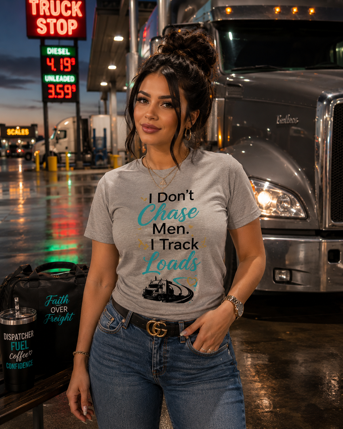 I Dont't Chase Men I Track Loads