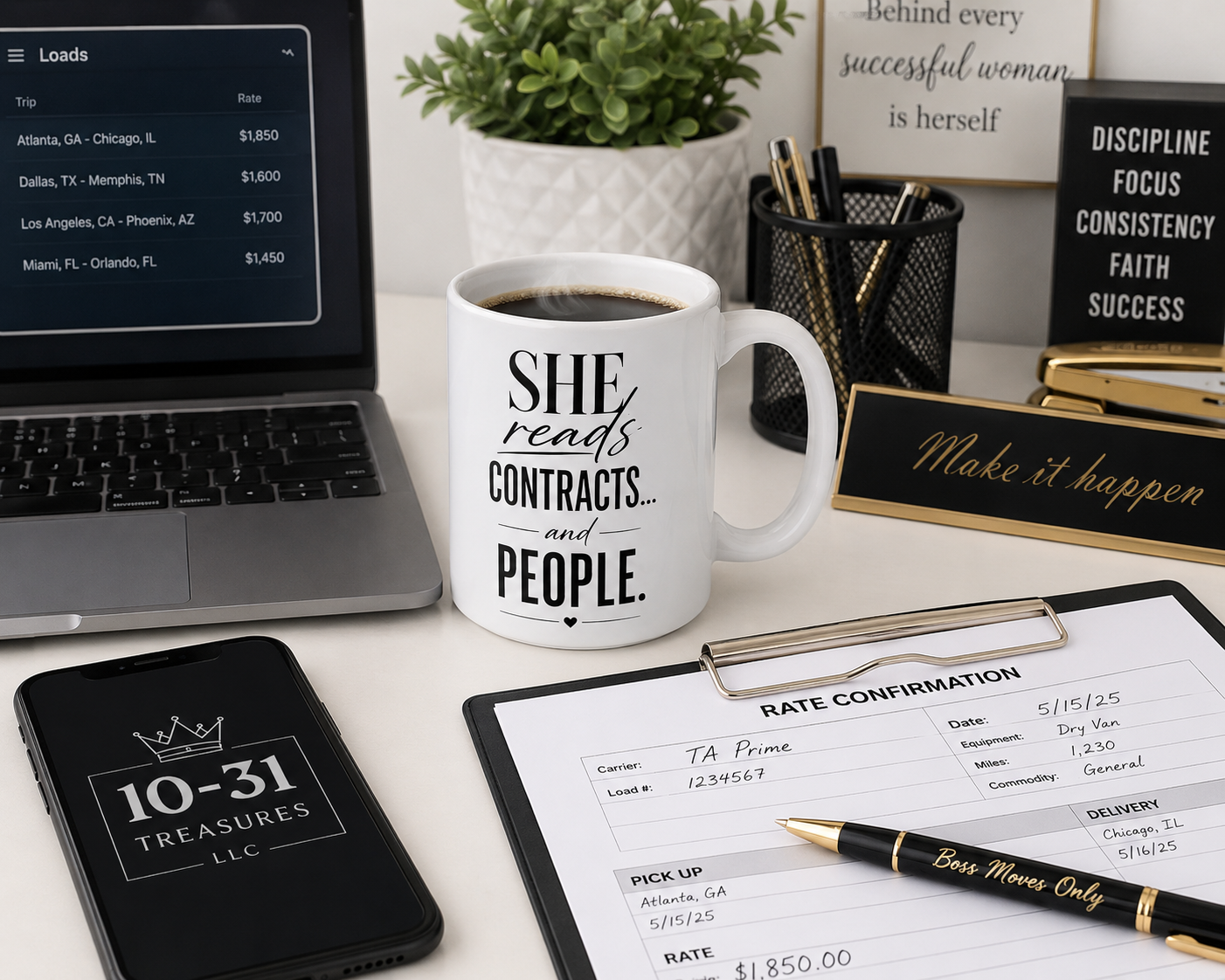 She Reads Contracts & People Coffee Mug