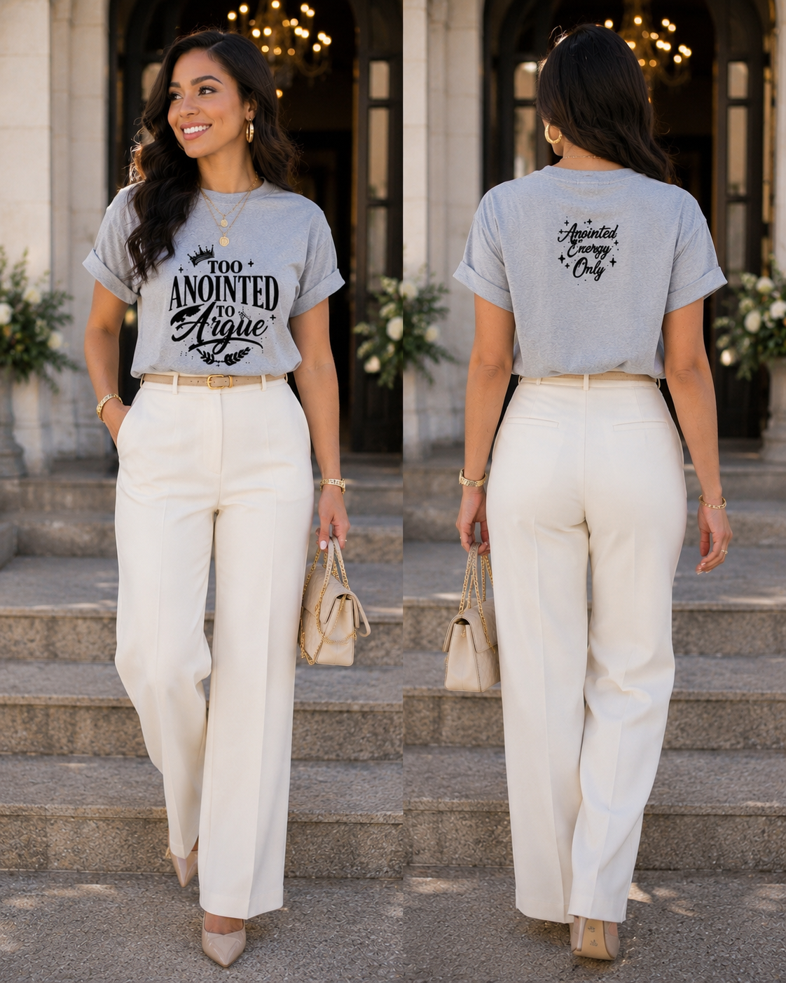 Too Anointed To Argue- Faith Graphic Tee