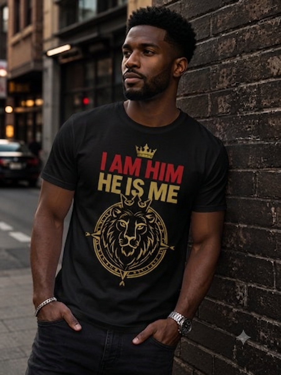 I Am Him He Is Me Chrisitan Streetwear T-Shirt