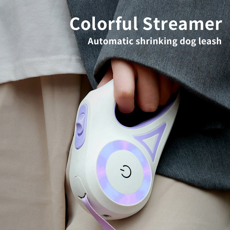 Dog Leash Retractable Leash And Dog Collar Spotlight Automatic Small Medium Dogs Pet Product