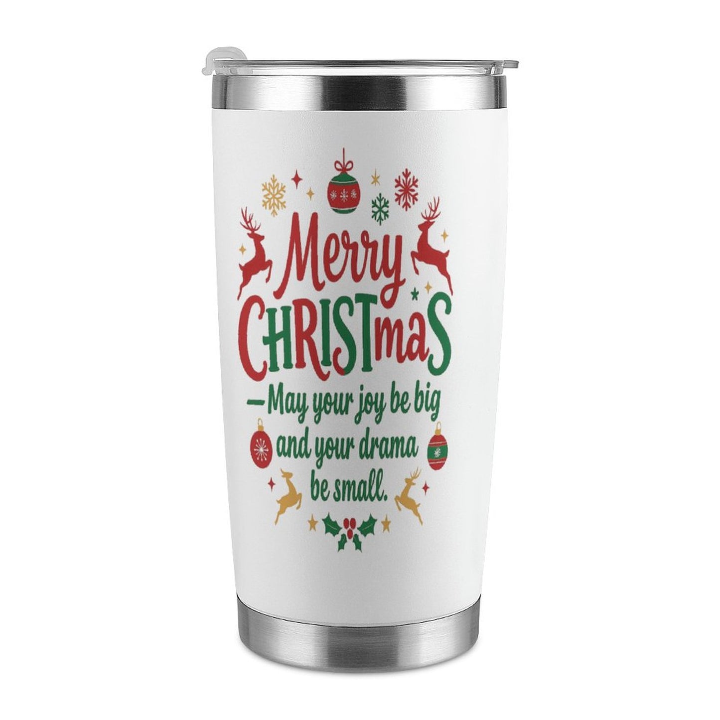 Merry Christmas Christan Faith - Tumbler 20oz