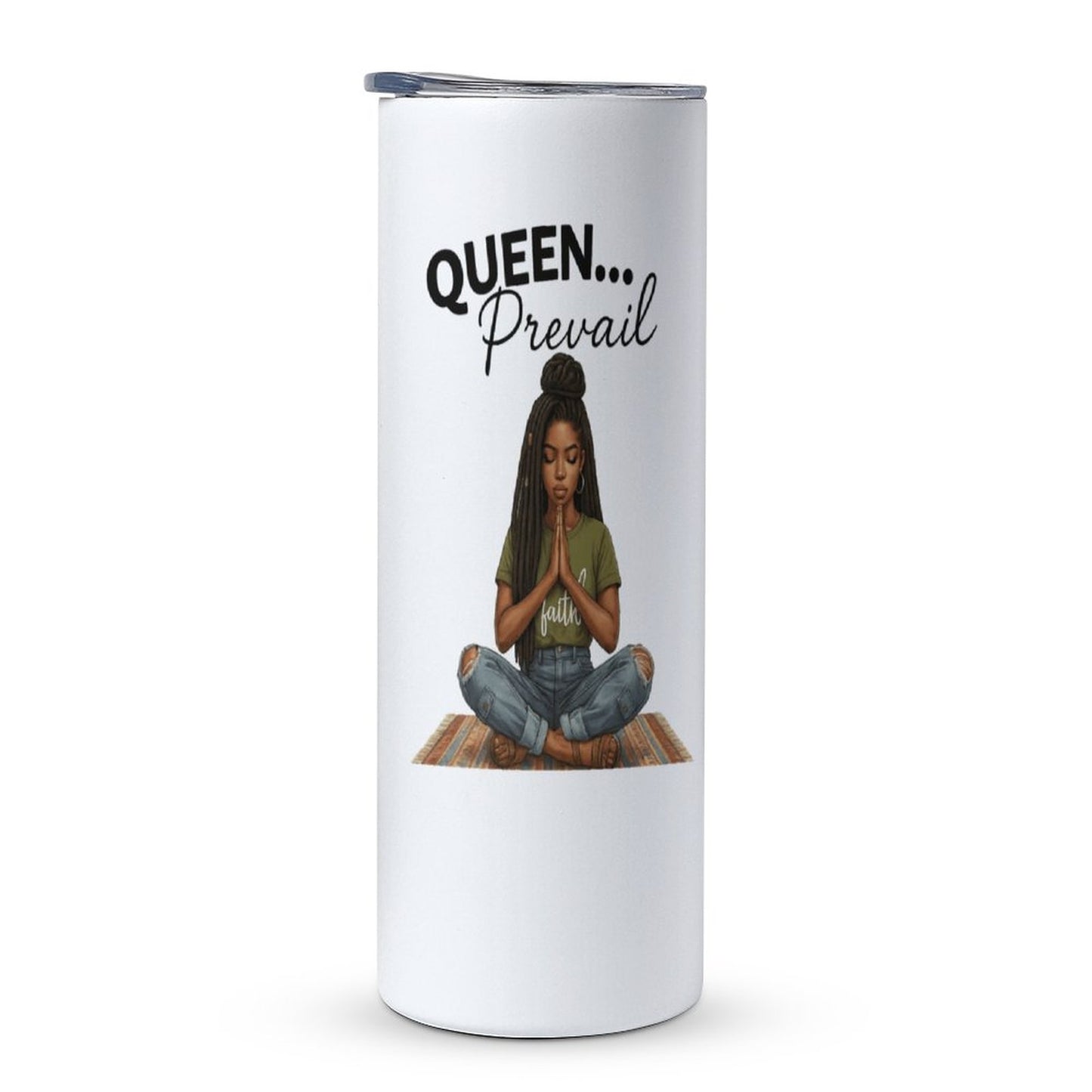 Queen Prevail Faith-20oz Large Capacity Car Cup with Lid